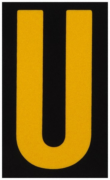 STRANCO Stranco RUM5PK-200-U Letter U Reflective Label 5 Pack