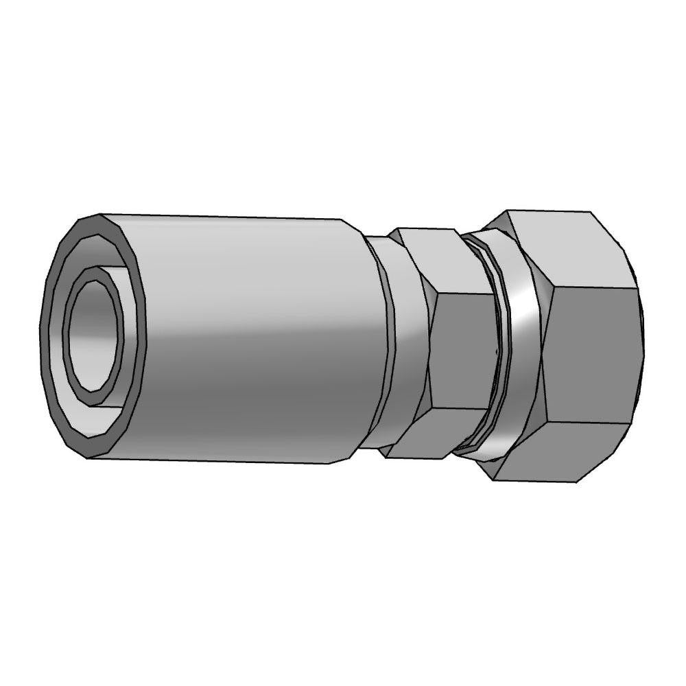 PARKER Parker 10843-12-12 Female Jic 37 Swivel Hose Fitting