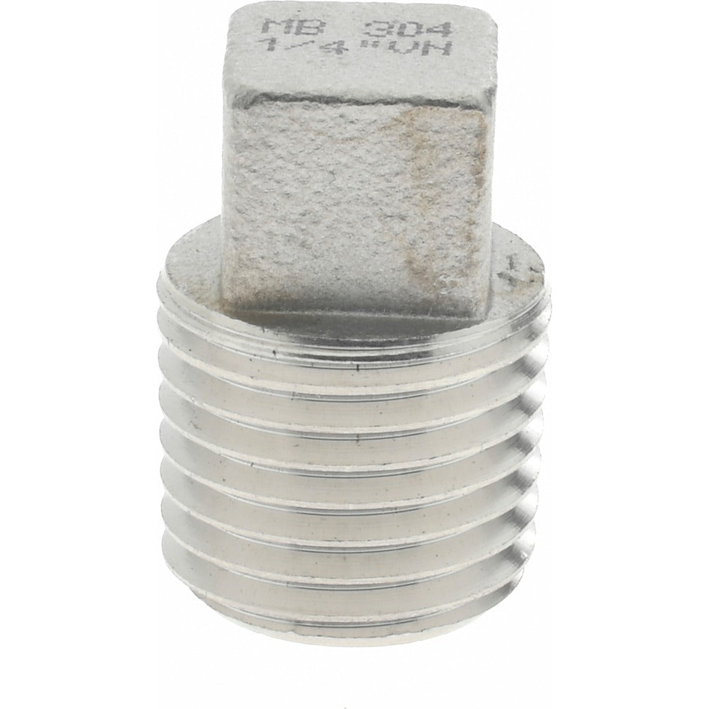 MERIT BRASS Merit Brass K417A-04 Square Head Pipe Plug 1/4 in Ss