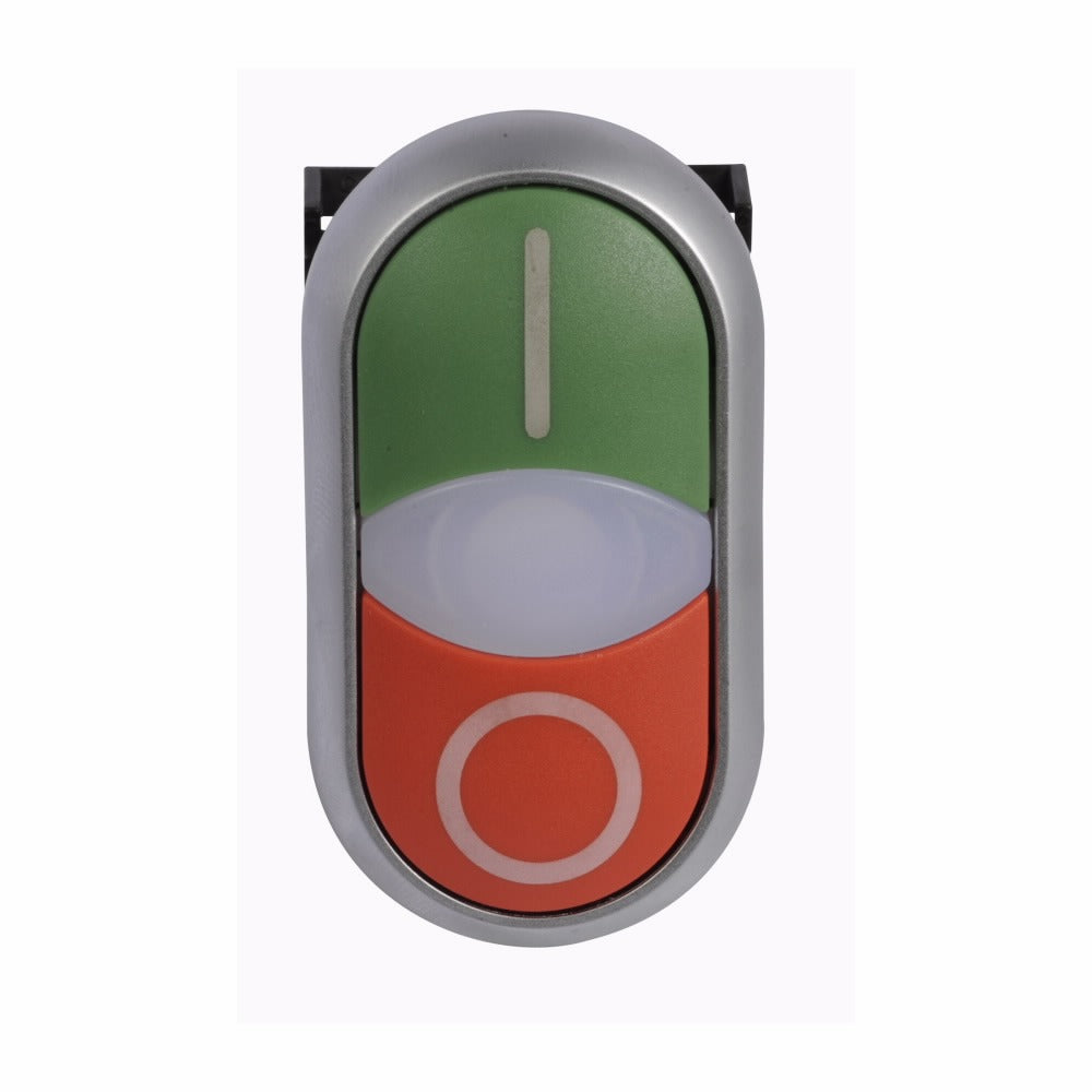 EATON Eaton M22-DDL-GR-X1-X0 M22 Modular Illuminated Momentary Pushbutton 22.5 mm