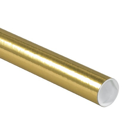 BSC PREFERRED Bsc Preferred P2012GO Gold Colored Mailing Tubes Case 50