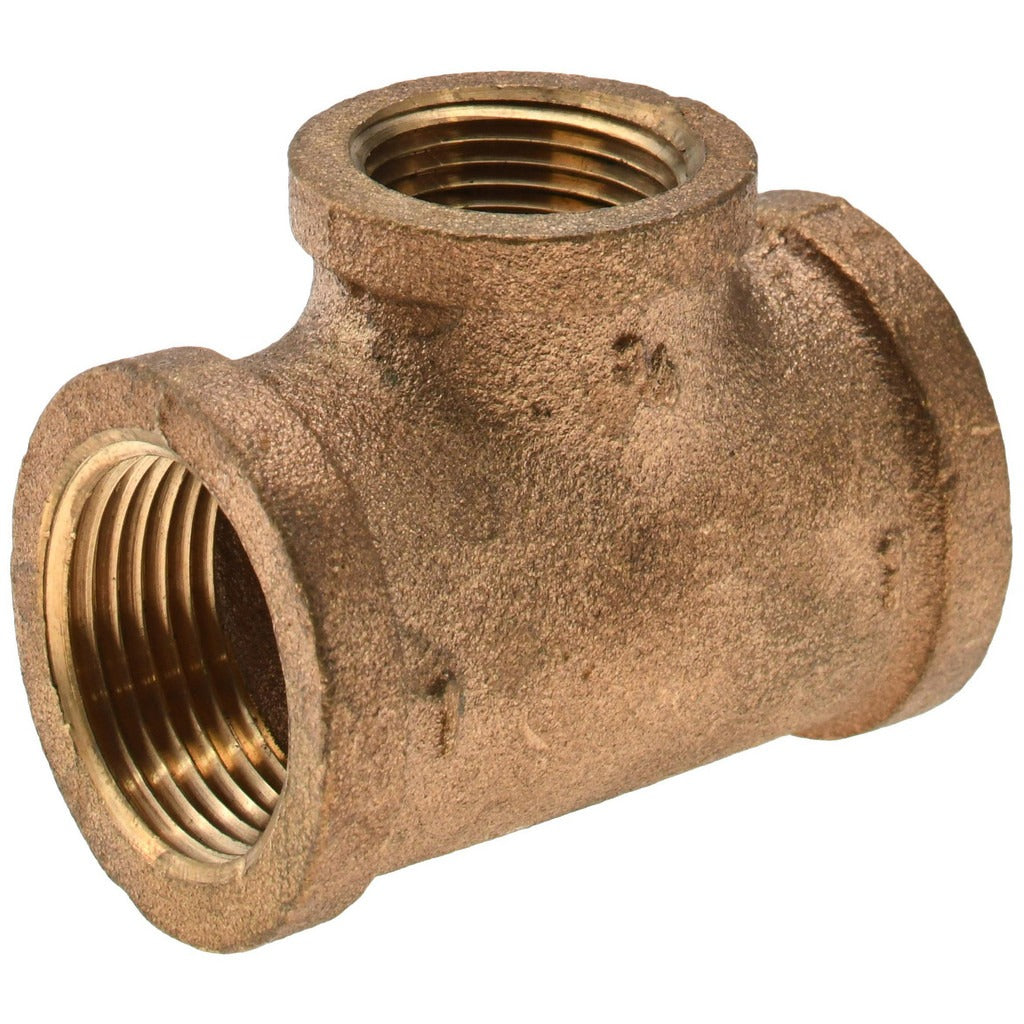 VALUE COLLECTION Value Collection 453-054NL Brass Pipe Tee 1x3/4 Mpt 125psi