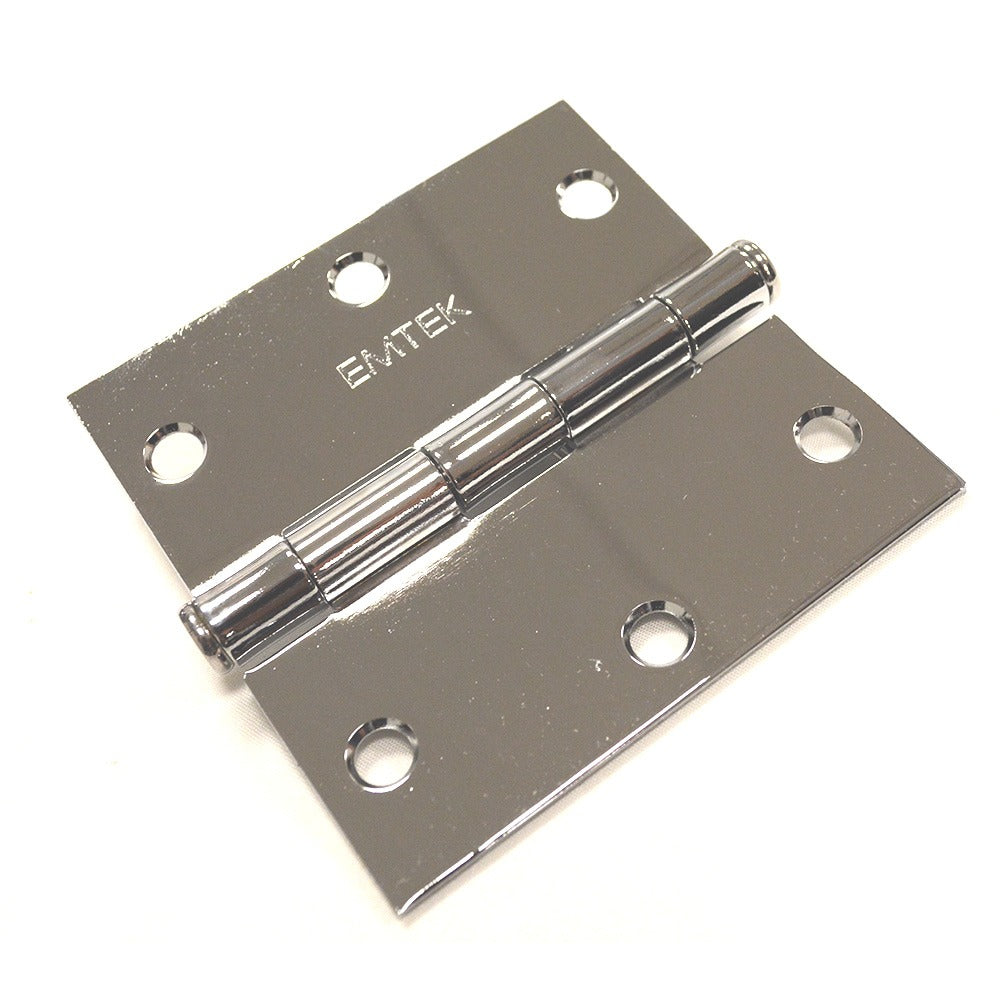 EMTEK Emtek 91013US26 Square Steel Hinge Pair 3.5x3.5 in Polished Chrome