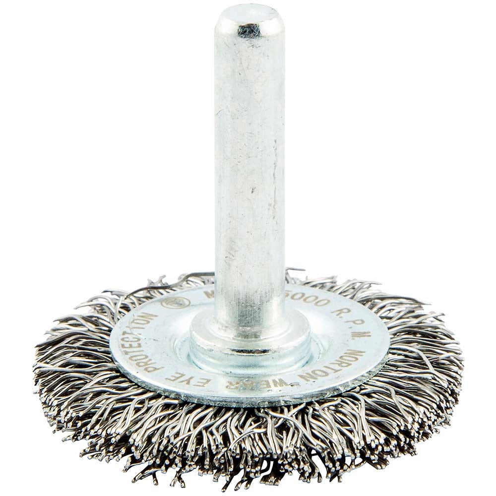 NORTON Norton 66252838963 Wheel Brush Crimped Carbon Steel