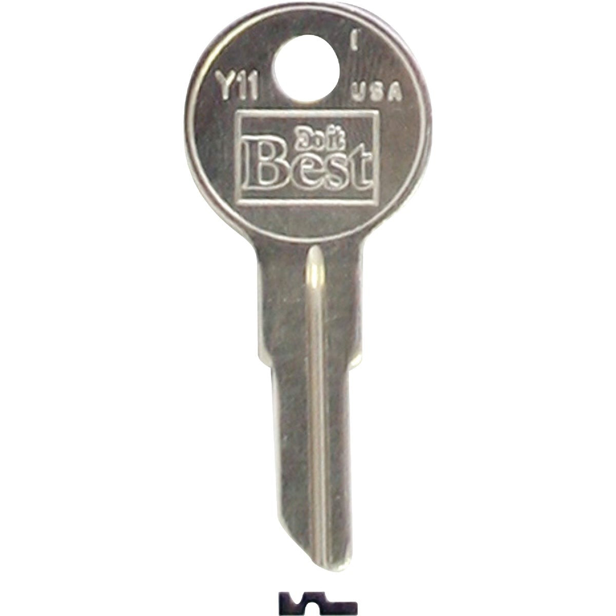 BSC PREFERRED Bsc Preferred IAP99990934 Yale Y11 Door Key Blank