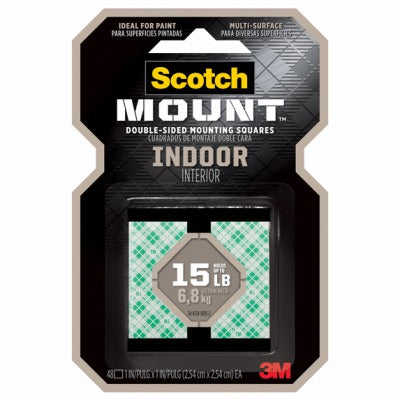 3M 3M Company 111H-SQ-48 Indoor Mounting Squares 48 Count