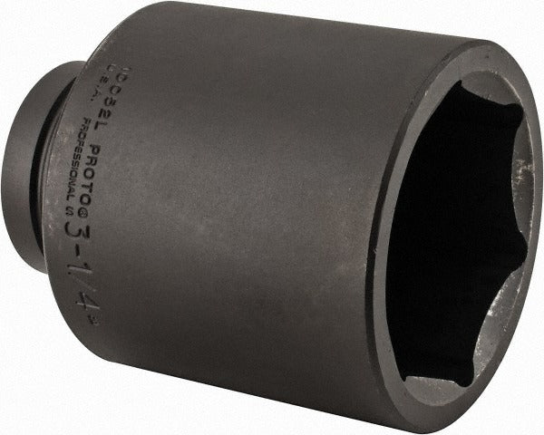 PROTO Proto J10052L Impact Socket 1 in Drive 3-1/4 in 6-point
