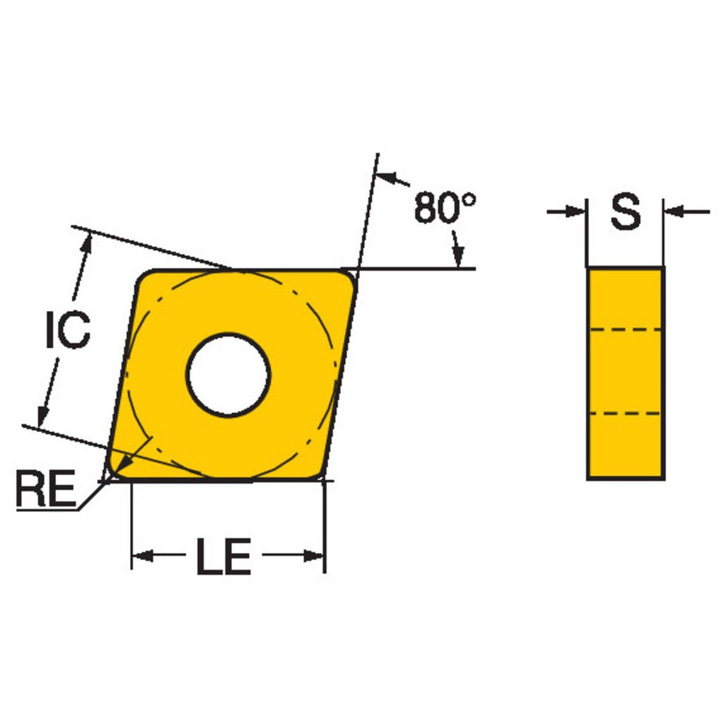 SANDVIK COROMANT Sandvik Coromant 5724415 CNMG432-WF 1525 Turning Insert