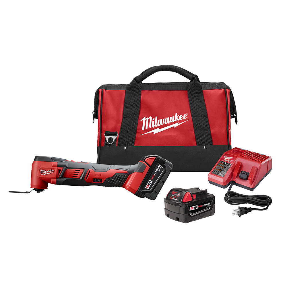 Milwaukee 2626-22 M18 Cordless Multi-Tool Kit with Batteries & Charger