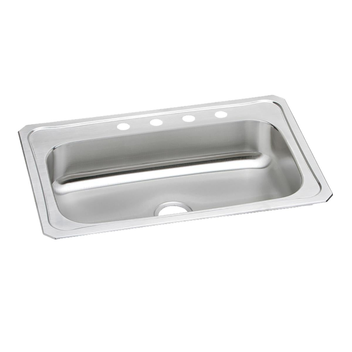 BSC PREFERRED Bsc Preferred CRS33224 Single Bowl Drop-in Sink 33x22 in