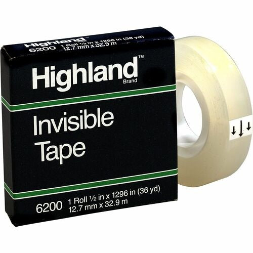 3M 3M MMM6200121296 Invisible Matte Tape 0.5 X 1296 in