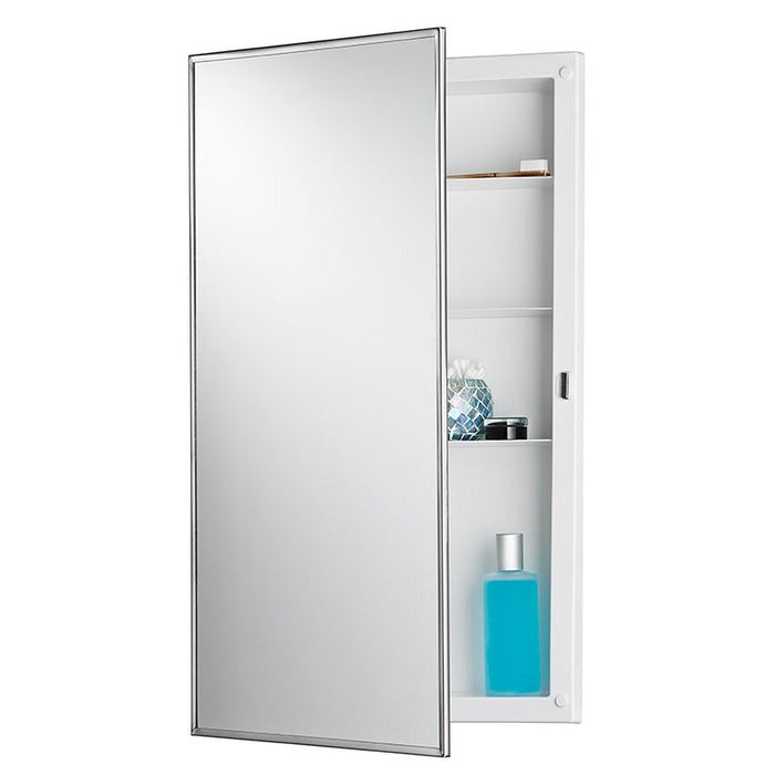 JENSEN JENSEN 781045 Medicine Cabinet 26-1/8 In. Recessed Mount Basic White
