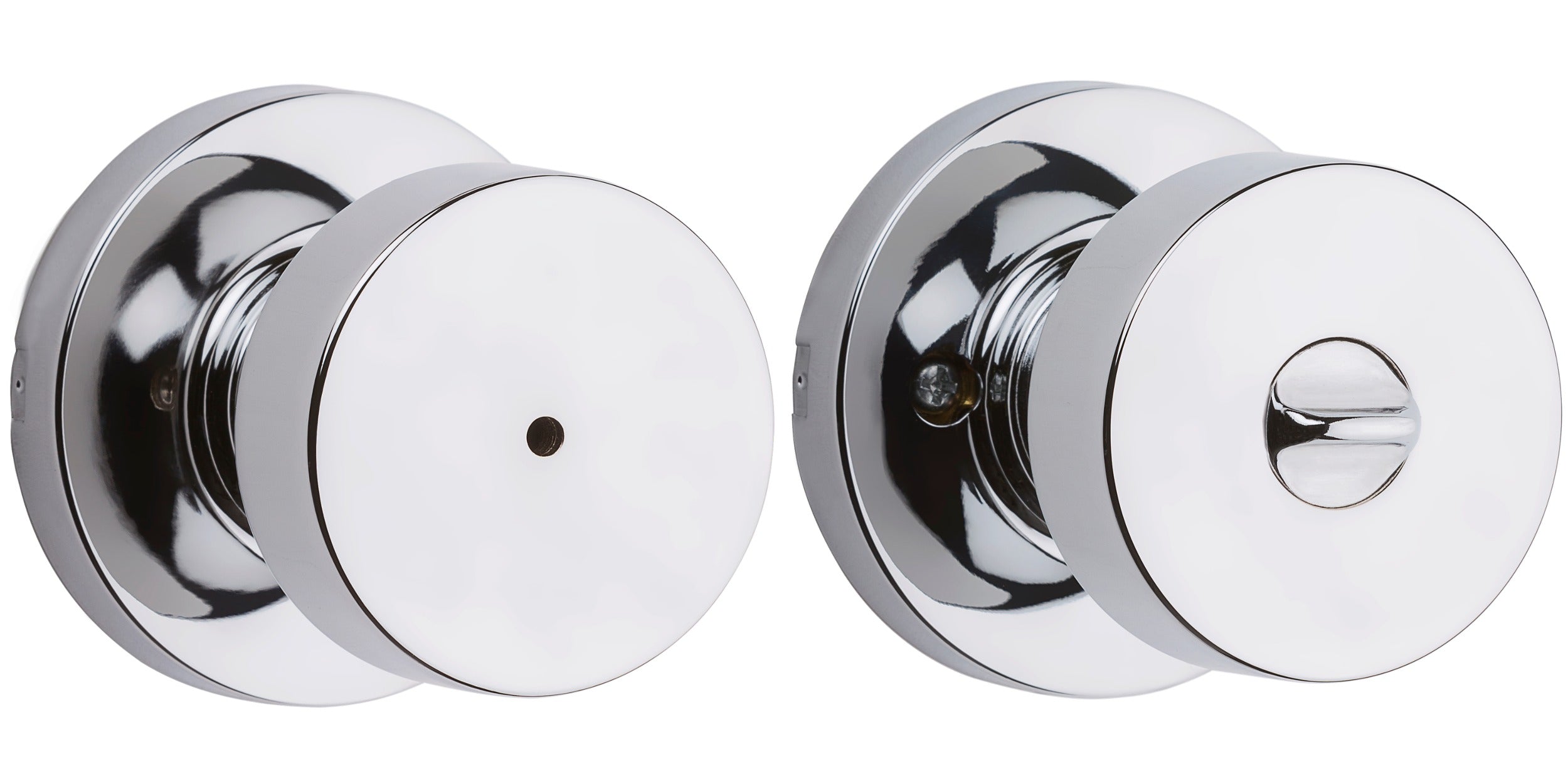 KWIKSET Kwikset 730PSKRDT-26 Pismo Privacy Knob Bright Chrome
