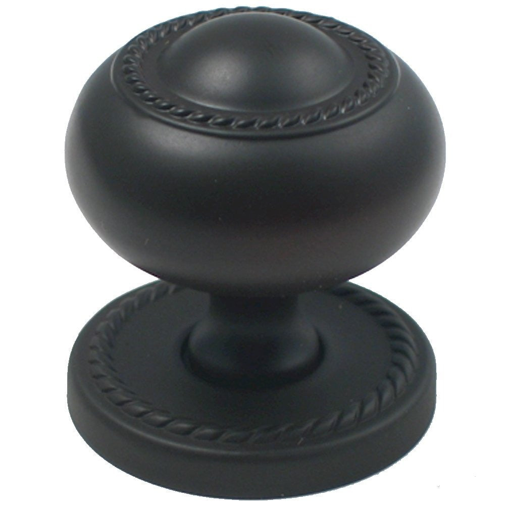 RUSTICWARE Rusticware 905ORB Rope Cabinet Knob Backplate Oil Rubbed Bronze