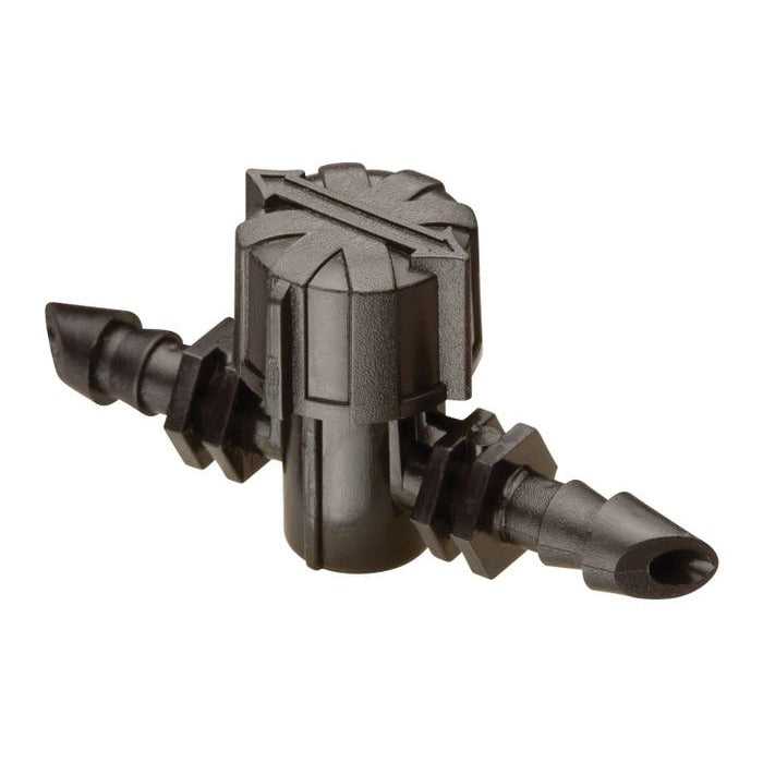 RAIN BIRD Rain Bird BVAL25-2S Drip Irrigation Universal 1/4-Inch Barbed Valve (2-Pack)