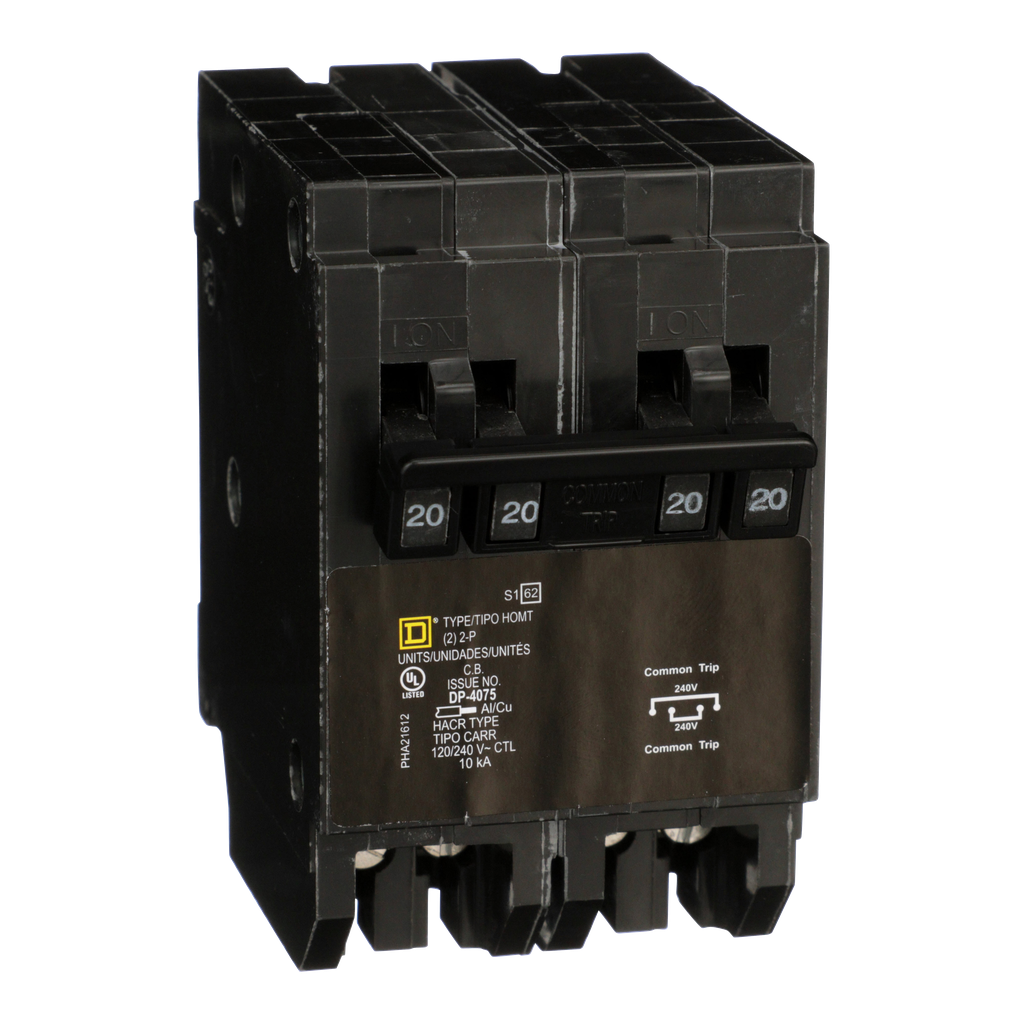 Square D HOMT220220 SQD HOMT220220 Quad Tandem Circuit 20A at 120/240VAC