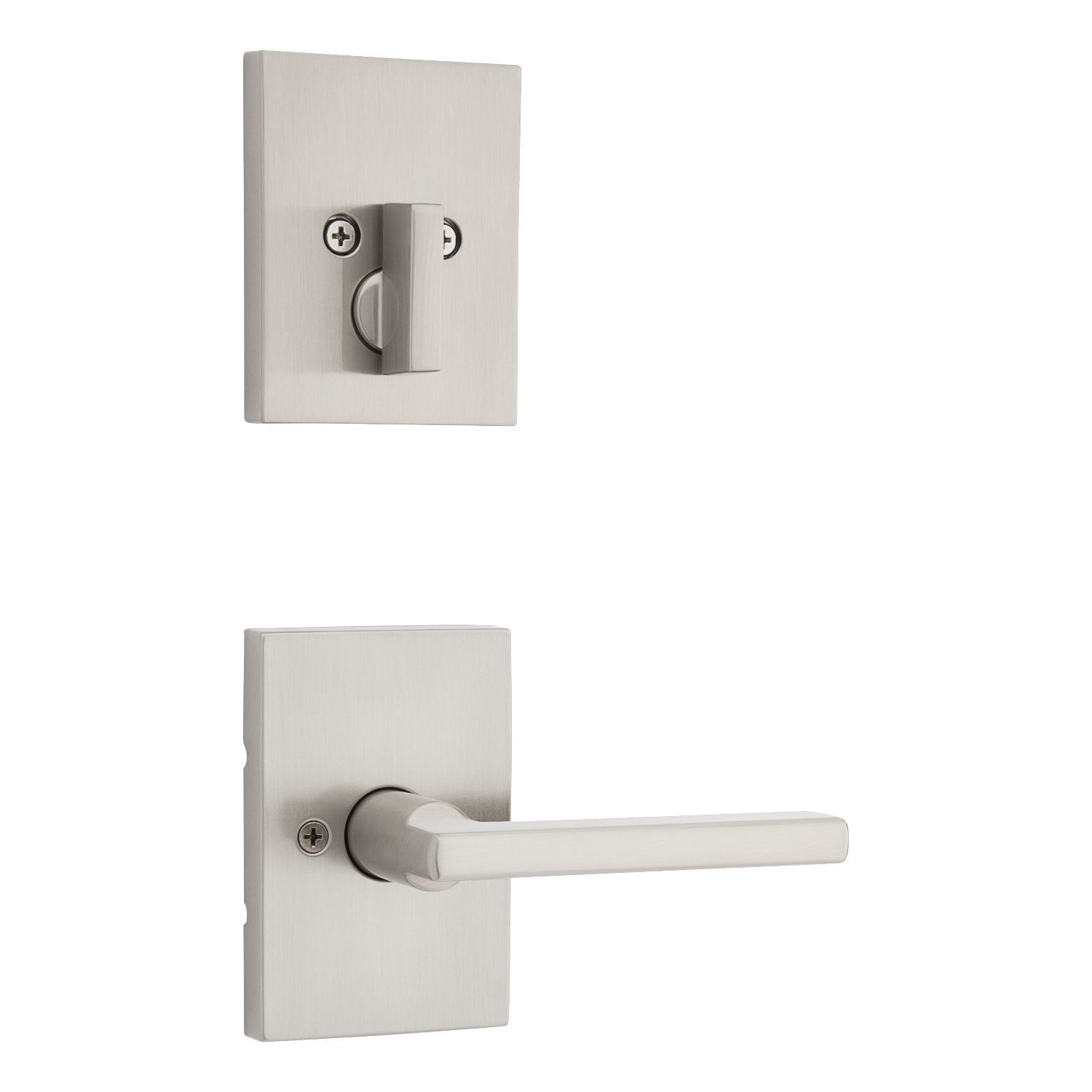 KWIKSET Kwikset 971HFLRCT-15 Halifax Lever Trim Rectangular Rose