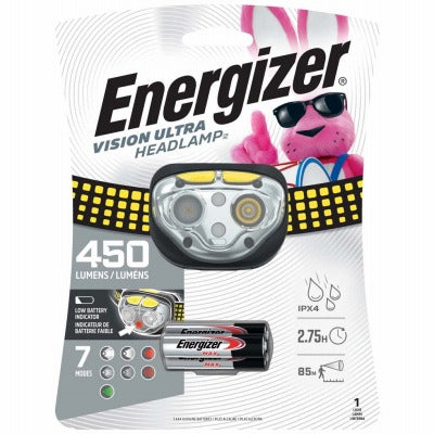 ENERGIZER Eveready Battery Co HDE32E Vision Ultra Headlight 450lm