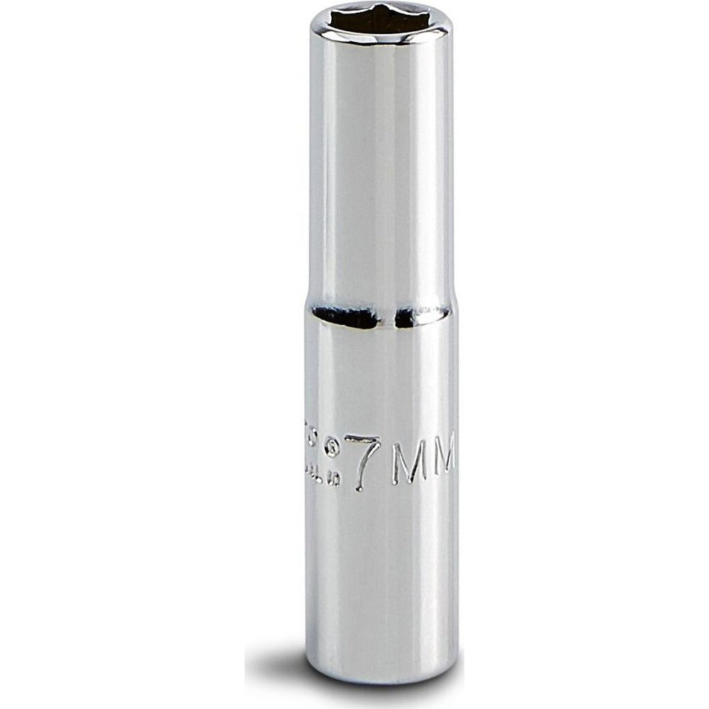 PROTO Proto J4707LM Deep Hand Socket 7mm 6-point 1/4 Drive