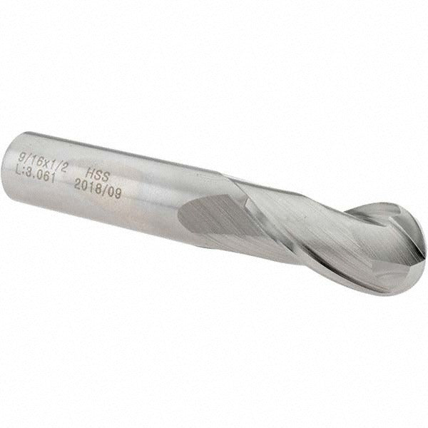VALUE COLLECTION Value Collection 27797 Ball End Mill 0.5625in 2 Flute Hss
