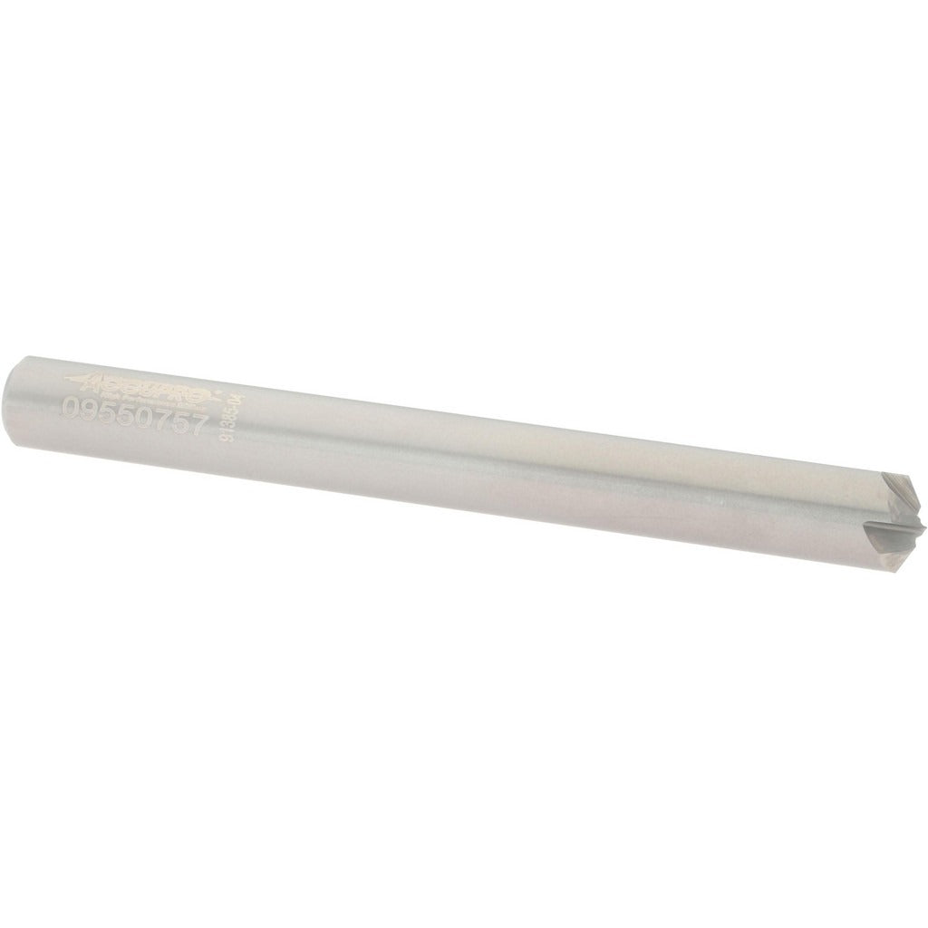 ACCUPRO Accupro 2500044 Chamfer Mill 1/4 in 4 Flute Solid Carbide