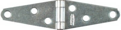 NATIONAL HARDWARE National Mfg N127-365 Zinc Strap Hinge 2in Light Duty 2 Pack