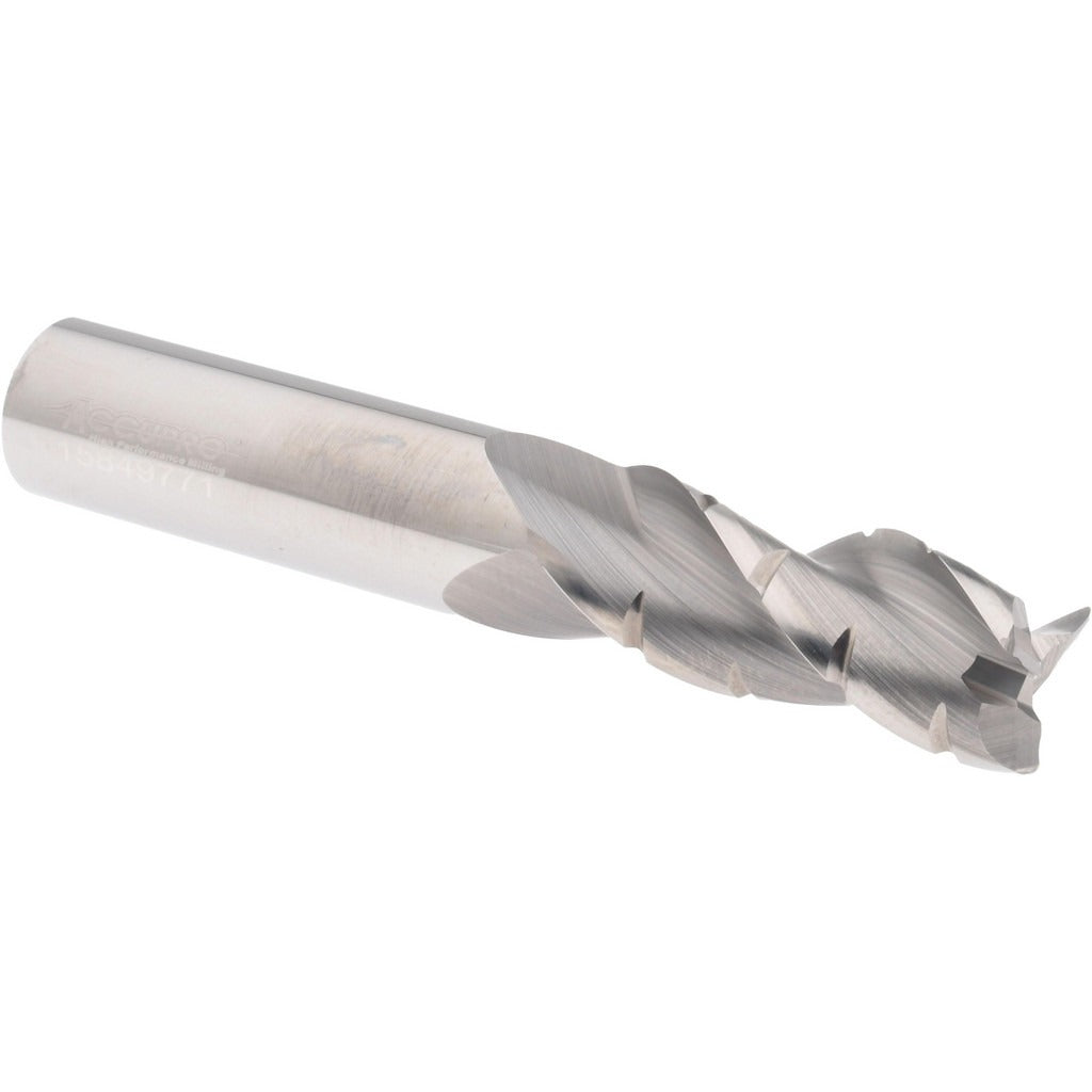 ACCUPRO Accupro 124010 Roughing End Mill 3 Flute Solid Carbide