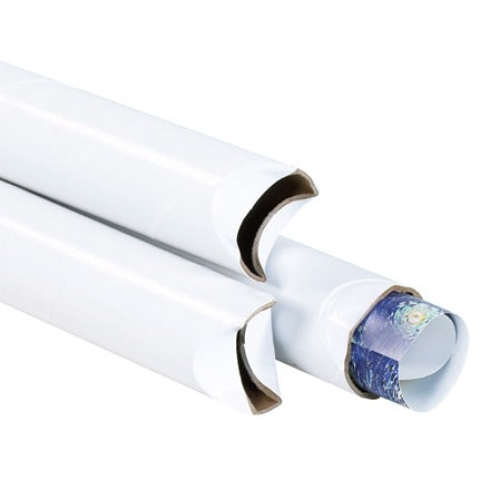 BSC PREFERRED Bsc Preferred S2024W Kraft Crimped End Mailing Tubes 50/CS