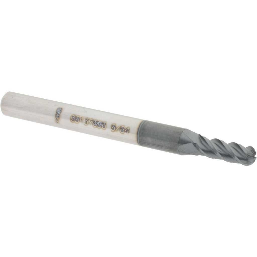 ACCUPRO Accupro 12184744 Ball End Mill 0.1406 in 4 Flute Carbide