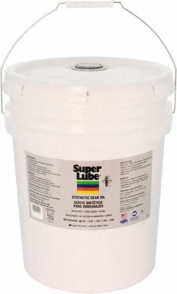 SUPER LUBE Super Lube 54105 Synthetic Gear Oil Iso 150 5 Gal Pail