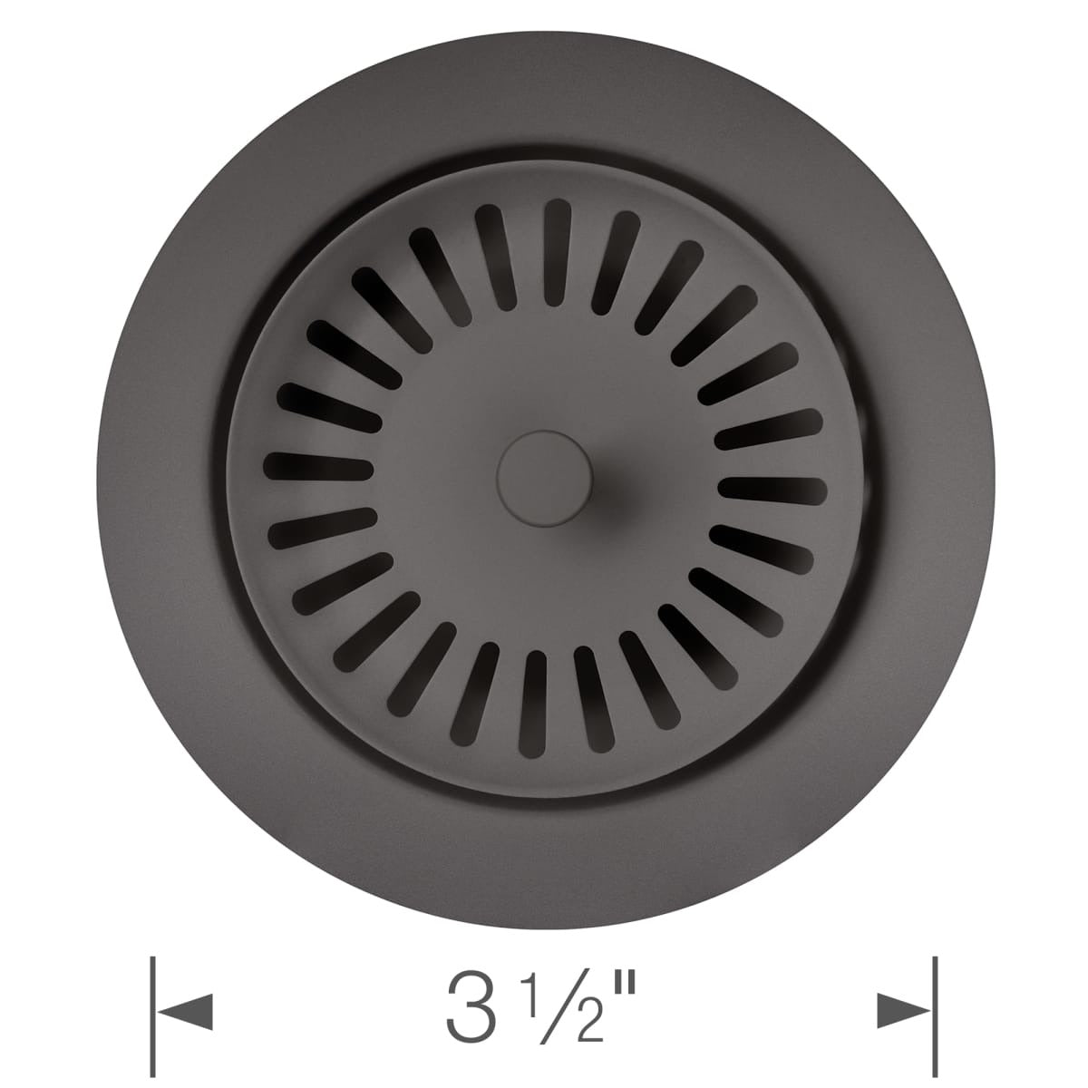 BLANCO Blanco 240334 Color-Coordinated Metal Waste Flange - Cinder
