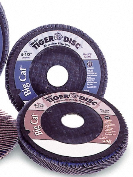 WEILER Weiler 50825 Type 27 Flap Disc 80 Grit 7 Inch