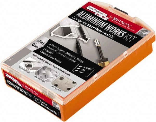 SHAVIV Shaviv 154-00056 Hand Deburring Tool Set 6 Pc Hss