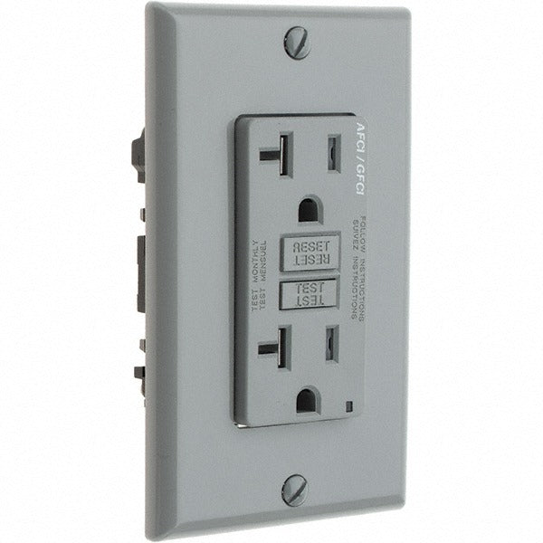 LEVITON Leviton AGTR2-GY Gfci Receptacle 20A 5-20R Commercial