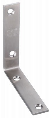 NATIONAL HARDWARE National Mfg N348-862 Ss Corner Brace 4in X 7/8in 2 Pack