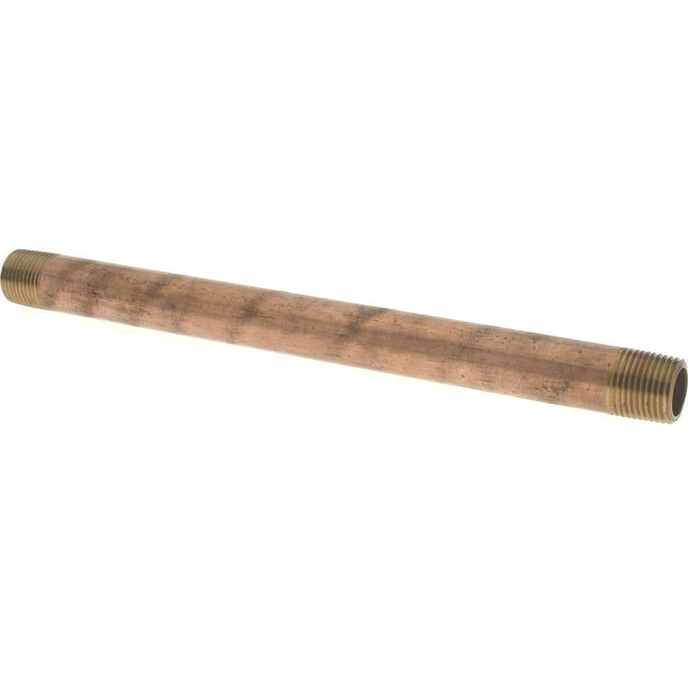 MERIT BRASS Merit Brass 2108-1000 Brass Pipe Nipple 1/2 Npt 10 in
