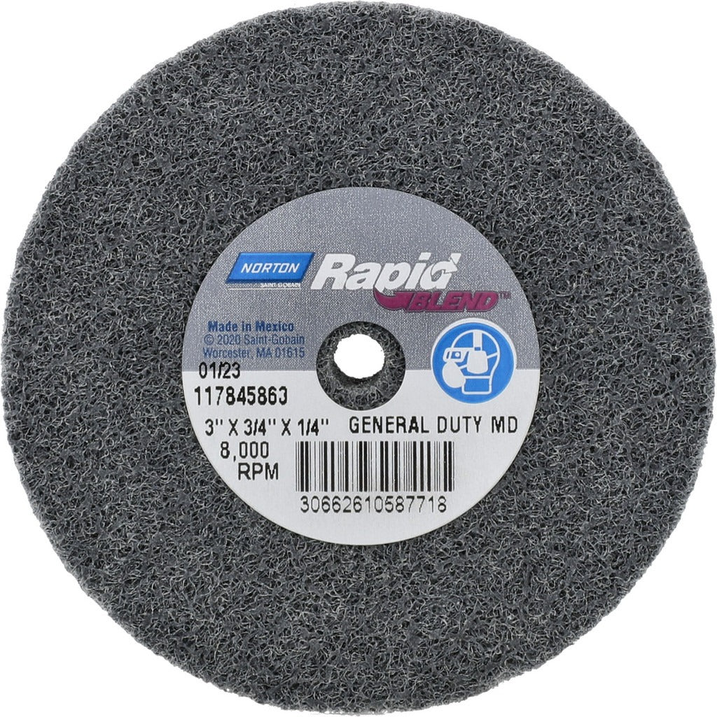 NORTON Norton 66261058771 Deburring Wheel 3 Inch Silicon Carbide