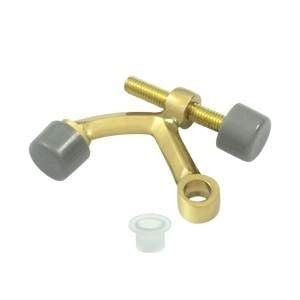 DELTANA Deltana HP70U3-UNL Hinge Pin Door Stop Unlacquered Brass