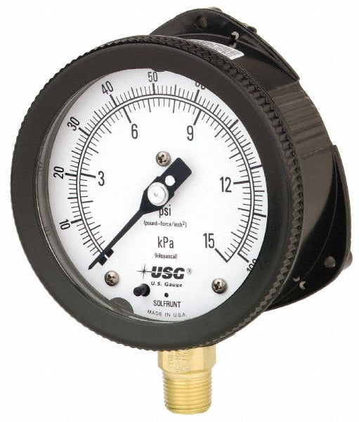 AMETEK Ametek 132512 Pressure Gauge 0-200 Psi 6 in Dial Npt