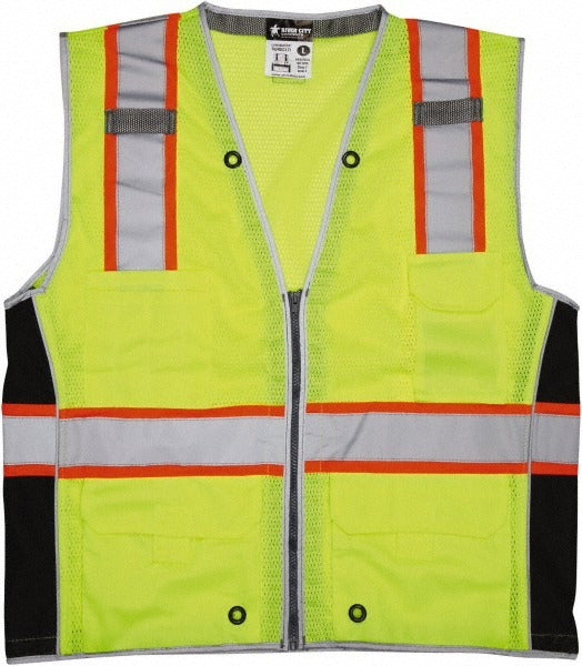 MCR SAFETY Mcr Safety SURVCL2LL High Visibility Vest Large Class 2