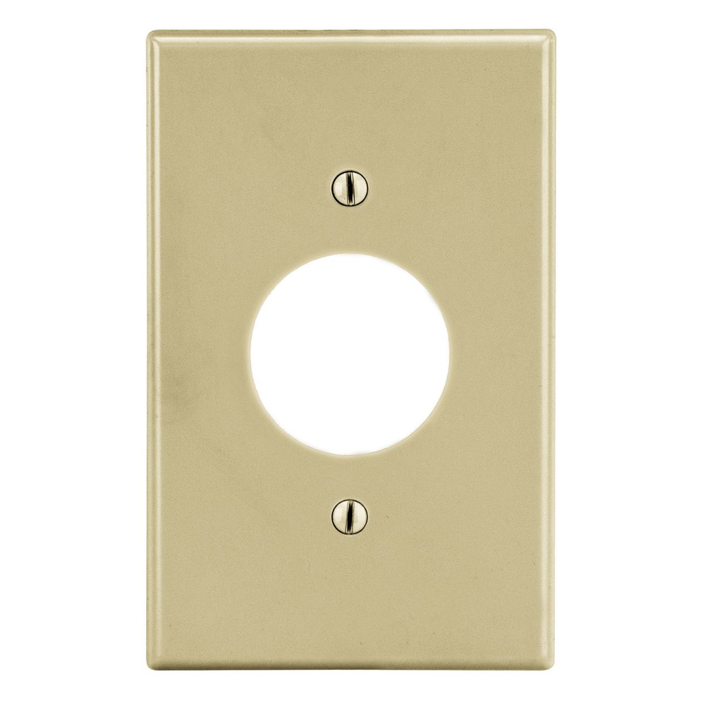 Hubbell Wiring Device-Kellems P7I Wallplate, 1-G, 1.40 Opening