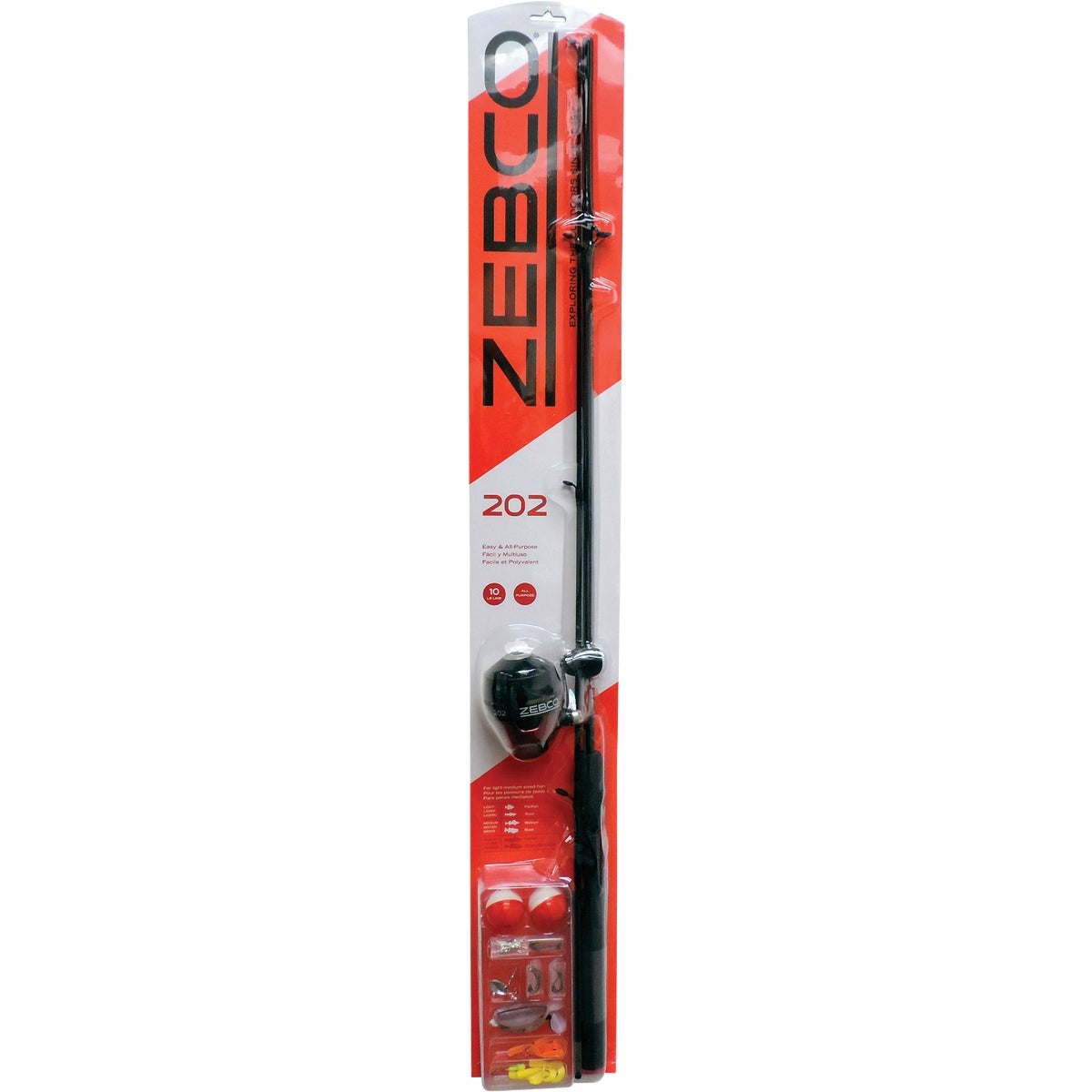 ZEBCO Zebco 202ZB1EC562ML.FB4 Spincast Rod Reel Combo