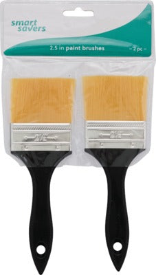 BSC PREFERRED Bsc Preferred CC41013B Flat Trim Paint Brush 2.5 in 2 Pack