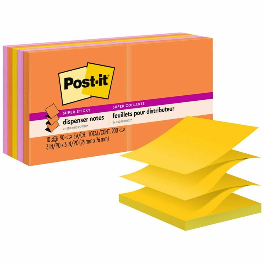 3M 3M MMMR33010SSAU Post-it Pop Up Notes 3 x 3 10 Pads R330-10SSAU