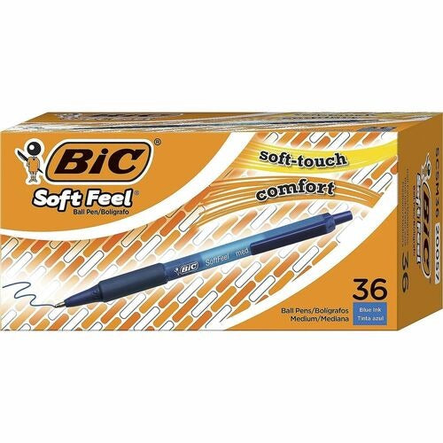 BIC Bic BICSCSM361BE Ballpoint Pen Medium Point Blue 36 Pack