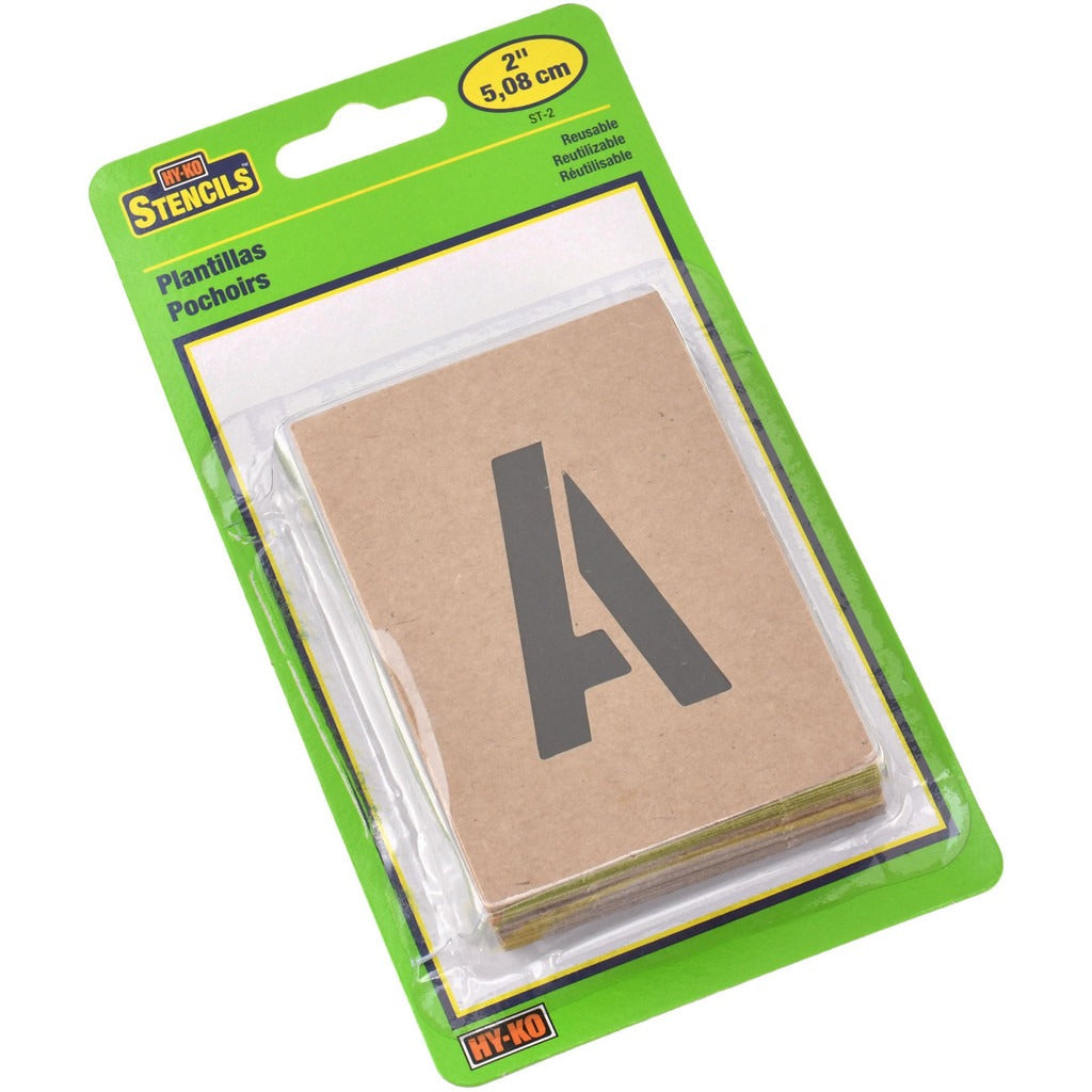 VALUE COLLECTION Value Collection ST-2 Letter Set Stencil A-z 2 Inch
