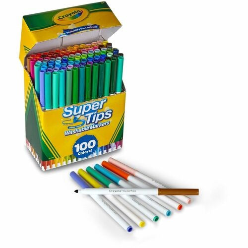CRAYOLA Crayola CYO585100 Supertips Washable Markers Set of 100