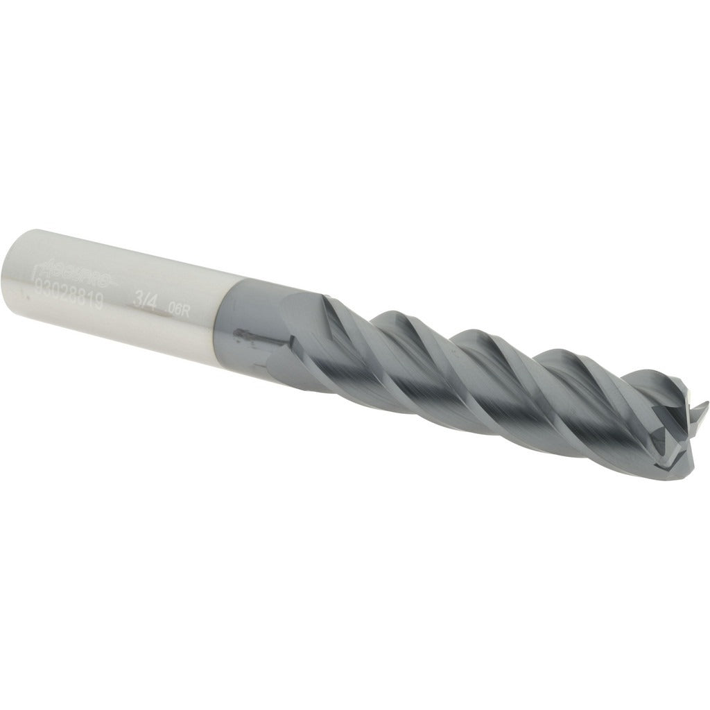 ACCUPRO Accupro 12183388 Corner Radius End Mill 3/4in 4 Flute Altin