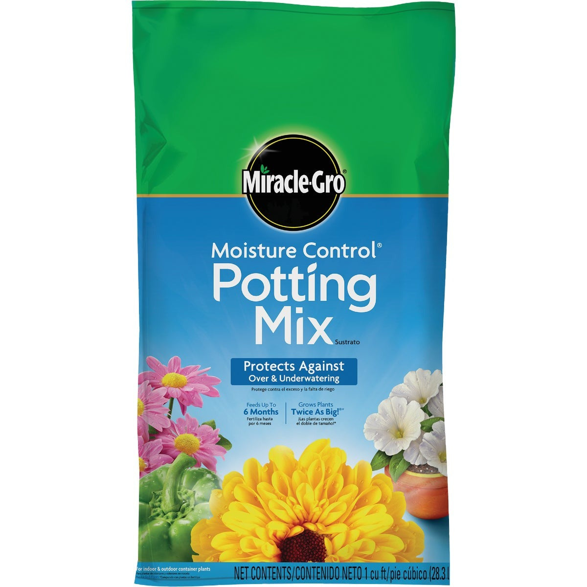 MIRACLE-GRO Miracle-gro 70181431 Moisture Control Potting Mix 25 Qt