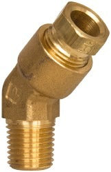 PARKER Parker 179HD-6-4 Brass Compression Male 45 Elbow 1/4 in